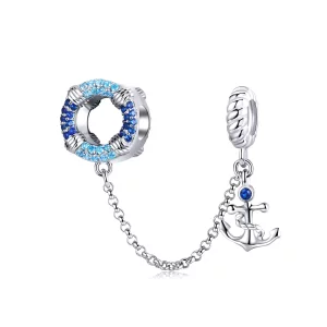 (afbeelding voor) Pandora Style Nautisch tijdperk Veiligheidsketting - SCC1149