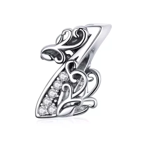 Pandora Style Nummer 1 Bedel - SCC1418-1 (afbeelding voor) Pandora Style Nummer 1 Bedel - SCC1418-1