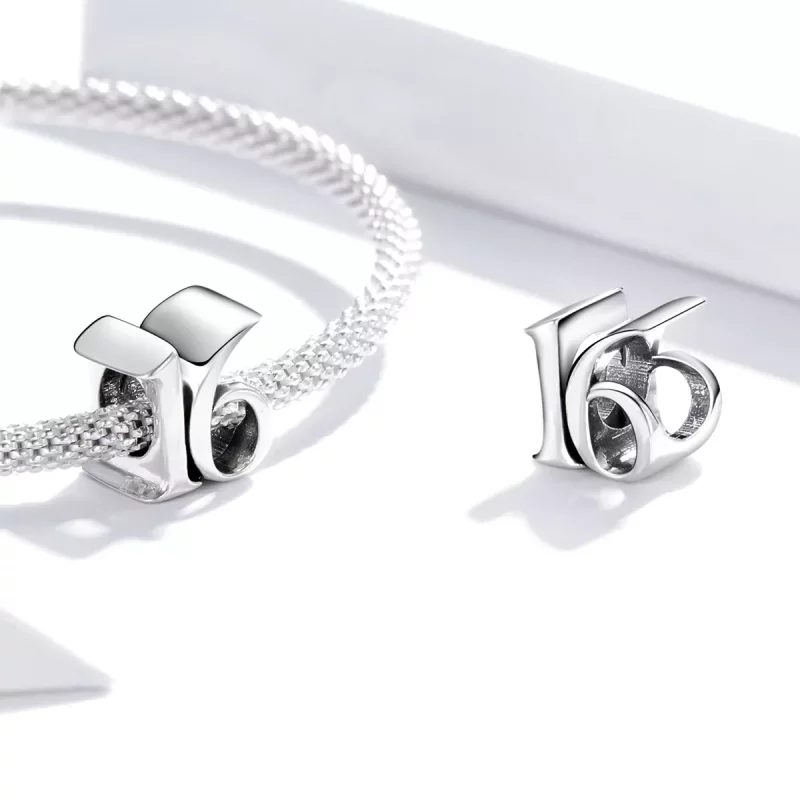 (afbeelding voor) Pandora Style Nummer 16 Bedel - SCC1624 - Bekijken 4
