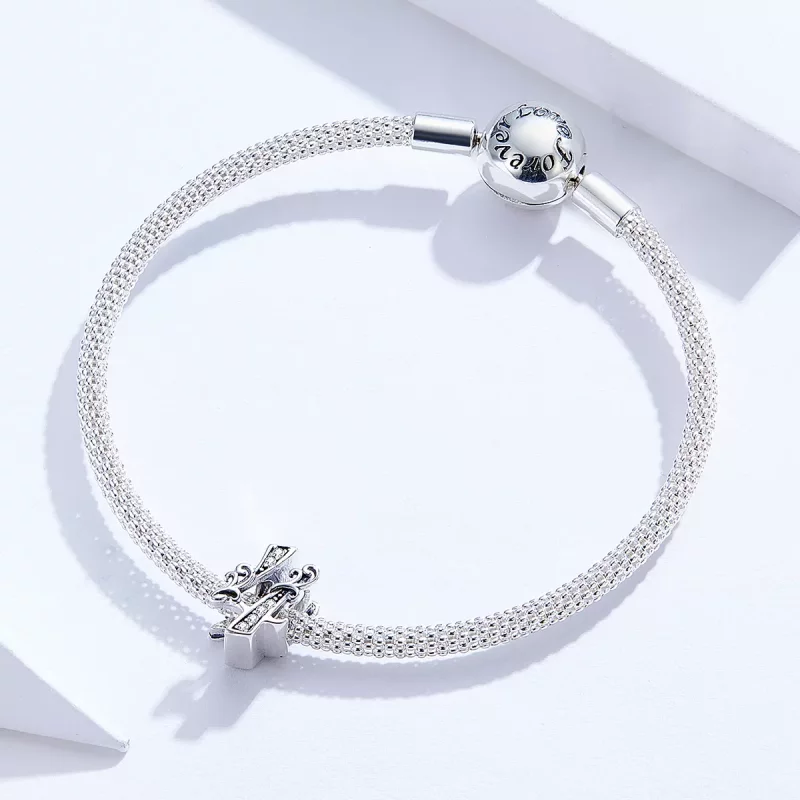 (afbeelding voor) Pandora Style Nummer 4 Bedel - SCC1418-4 - Bekijken 3