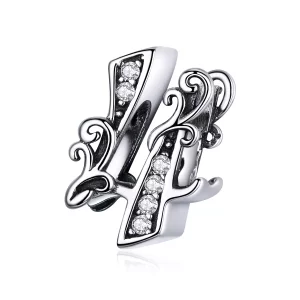 Pandora Style Nummer 4 Bedel - SCC1418-4 (afbeelding voor) Pandora Style Nummer 4 Bedel - SCC1418-4