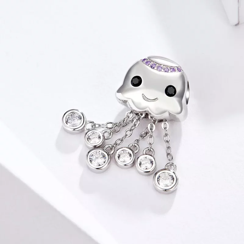 (afbeelding voor) Pandora Style Octopus Bedel - BSC081 - Bekijken 2