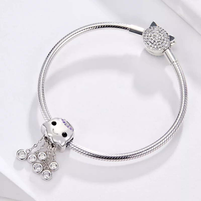 (afbeelding voor) Pandora Style Octopus Bedel - BSC081 - Bekijken 4