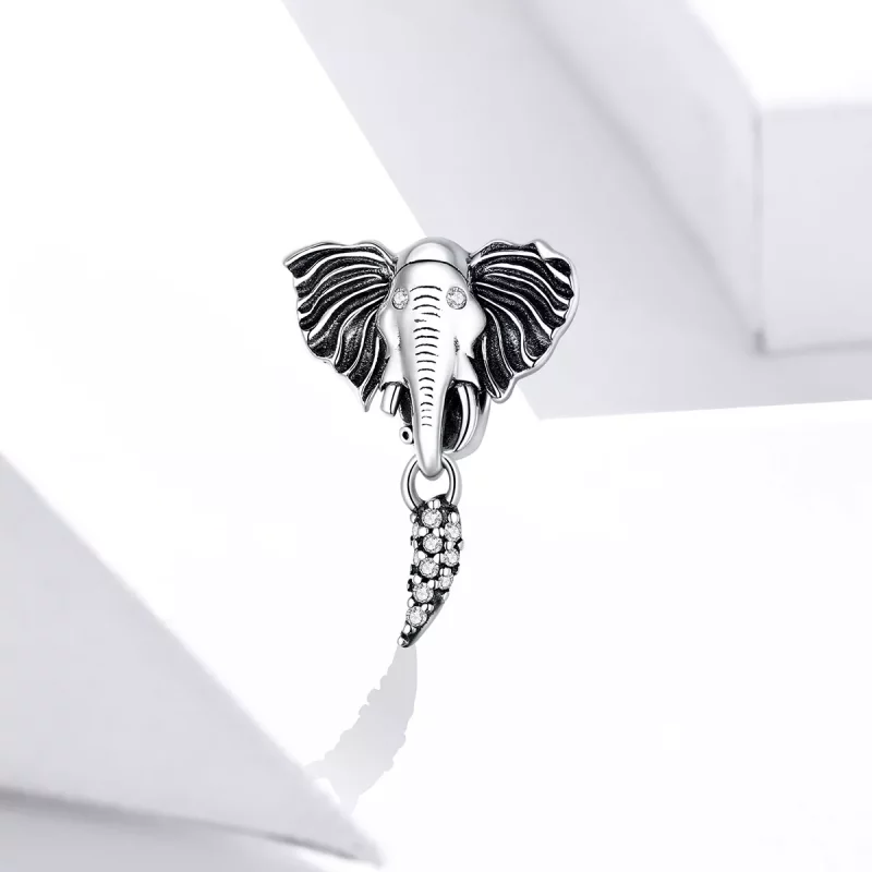 (afbeelding voor) Pandora Style Olifant met ontbrekende tanden Bedel - SCC1583 - Bekijken 2