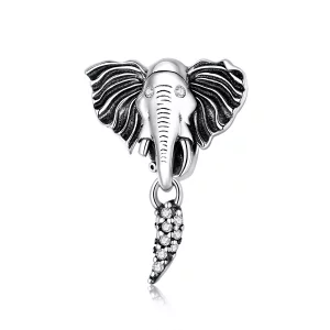 Pandora Style Olifant met ontbrekende tanden Bedel - SCC1583 (afbeelding voor) Pandora Style Olifant met ontbrekende tanden Bedel - SCC1583