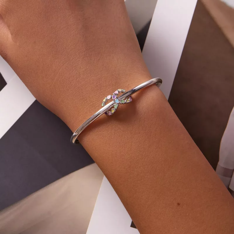 (afbeelding voor) Pandora Style Oneindig Regenboog Hart Bedel - SCC2160 - Bekijken 5