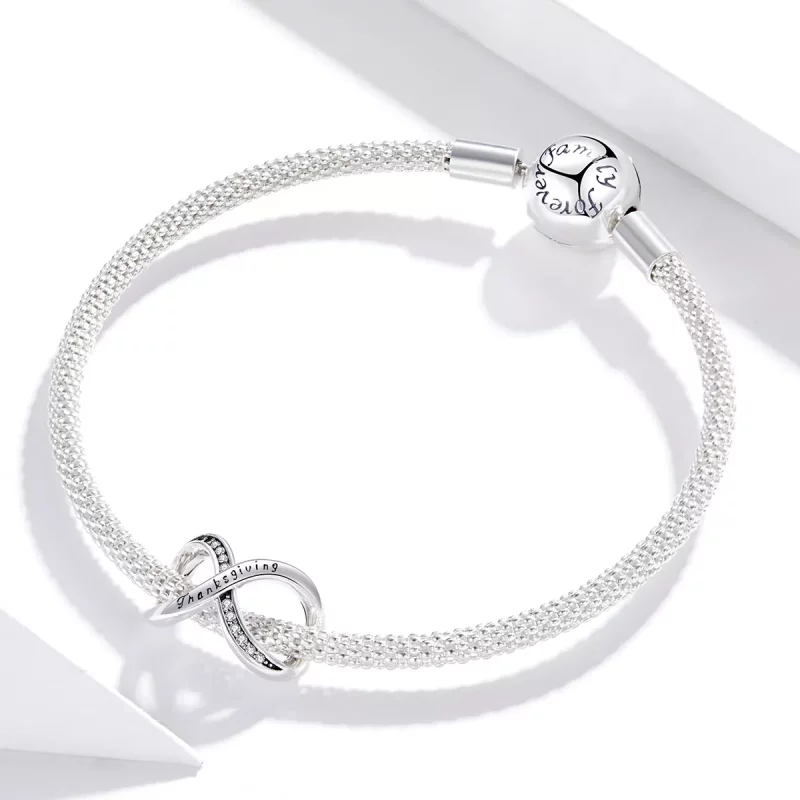 (afbeelding voor) Pandora Style Oneindigheidssymbool Bedel - SCC1636 - Bekijken 3