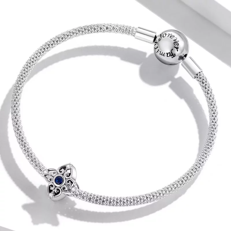 (afbeelding voor) Pandora Style Opengewerkt Retro Patroon Bedel - SCC2128 - Bekijken 3
