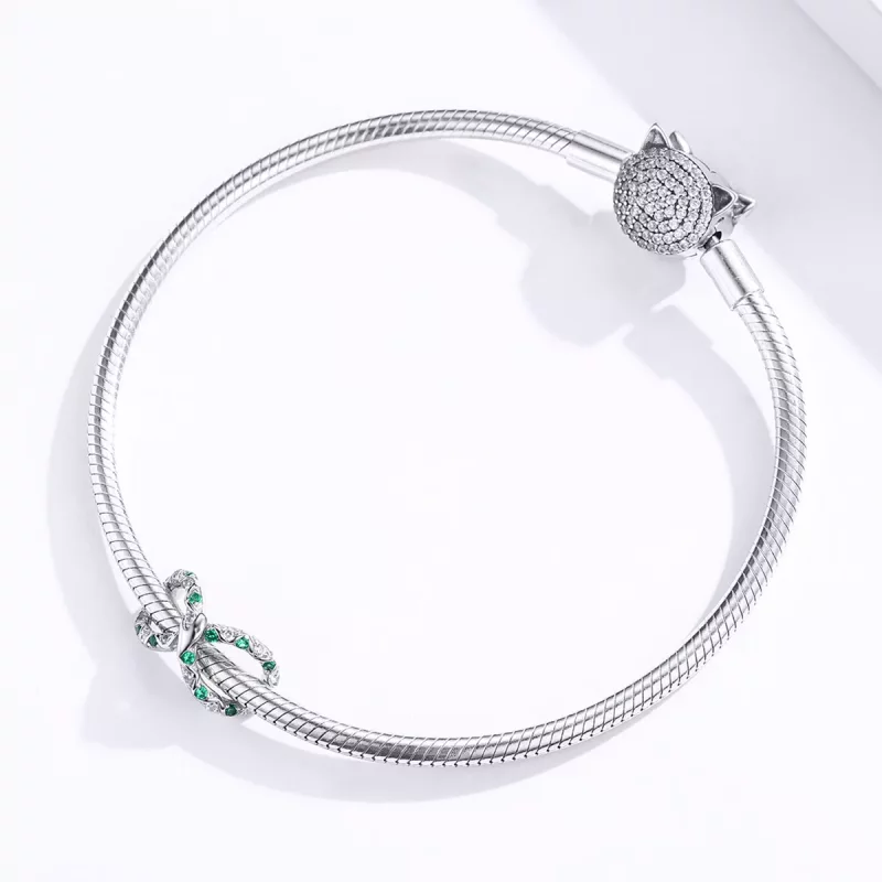 (afbeelding voor) Pandora Style Ouroboros Bedel - BSC186 - Bekijken 3