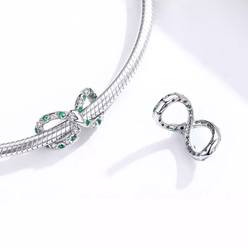(afbeelding voor) Pandora Style Ouroboros Bedel - BSC186 - Bekijken 4