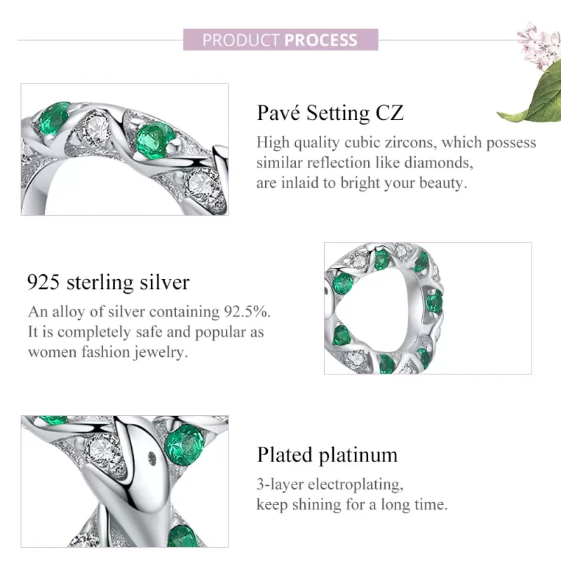 (afbeelding voor) Pandora Style Ouroboros Bedel - BSC186 - Bekijken 8