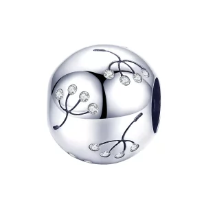 (afbeelding voor) Pandora Style Paardebloem Bedel - BSC053