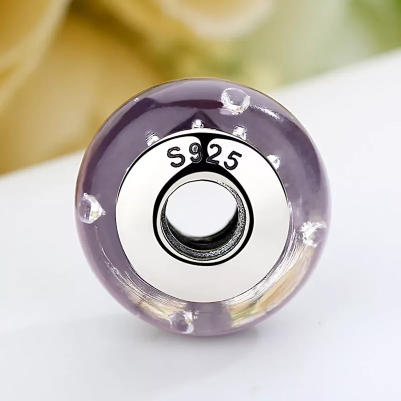 (afbeelding voor) Pandora Style Paars Murano Glas Bedel - SCZ001 - Bekijken 5