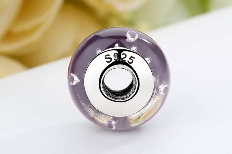 (afbeelding voor) Pandora Style Paars Murano Glas Bedel - SCZ001 - Bekijken 9