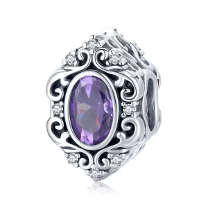 (afbeelding voor) Pandora Style Paarse bedel Bedel - SCC1928