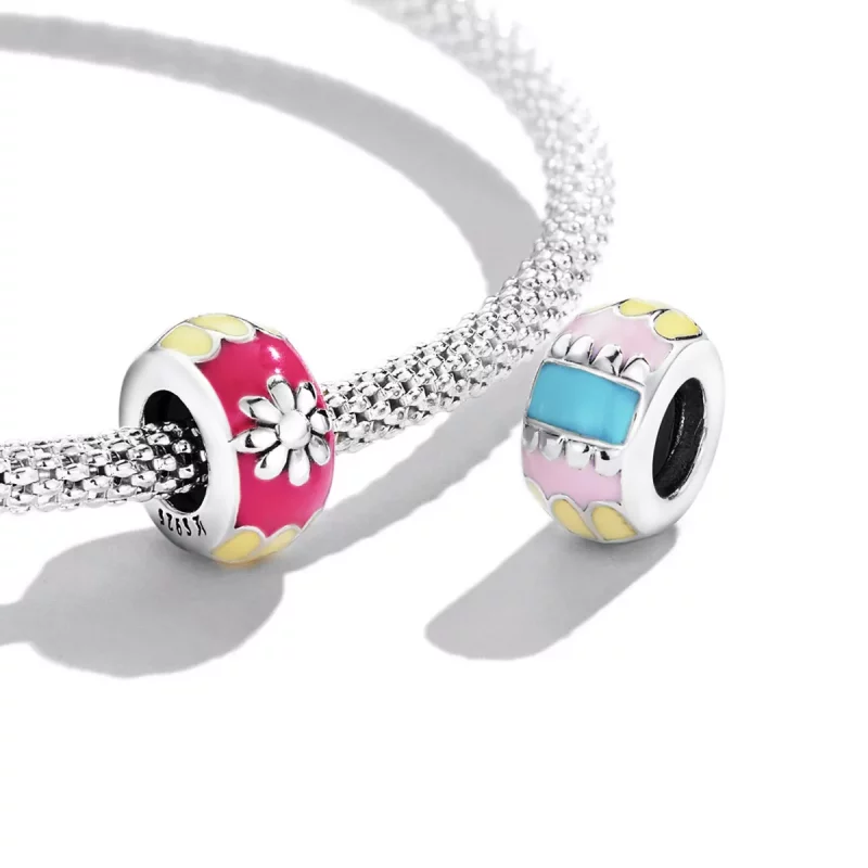 (afbeelding voor) Pandora Style Paasbloemen Spacer Bedel - SCC2120 - Bekijken 4