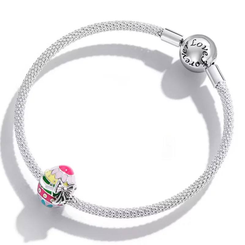 (afbeelding voor) Pandora Style Paasei met Strik Bedel - SCC2119 - Bekijken 3