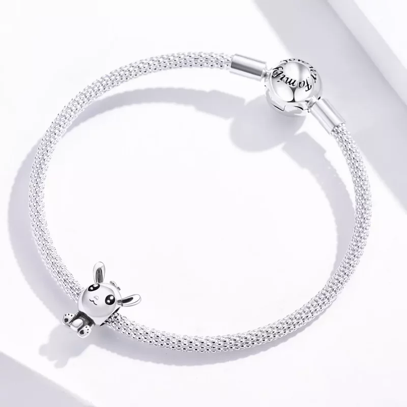 (afbeelding voor) Pandora Style Paashaas Bedel - SCC1467 - Bekijken 3