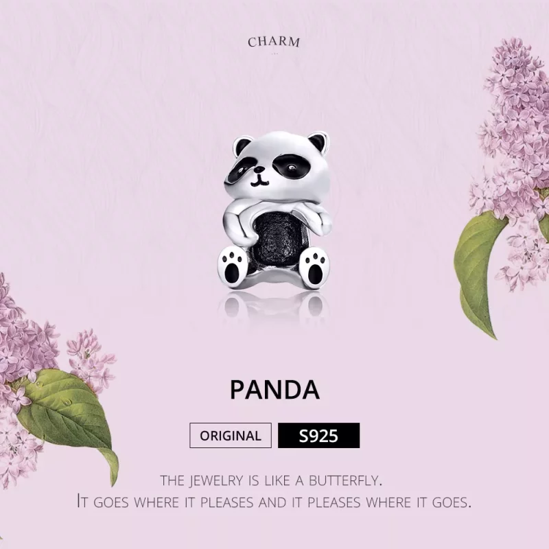 (afbeelding voor) Pandora Style Panda Bedel - SCC1175 - Bekijken 2