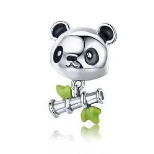 (afbeelding voor) Pandora Style Panda eet graag bamboe Bedel - SCC325