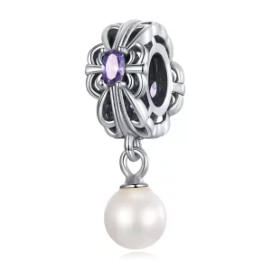 Pandora Style Parel Streamer Bedel - BSC638 (afbeelding voor) Pandora Style Parel Streamer Bedel - BSC638