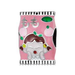 (afbeelding voor) Pandora Style Perzik Snoep Bedel - SCC2198