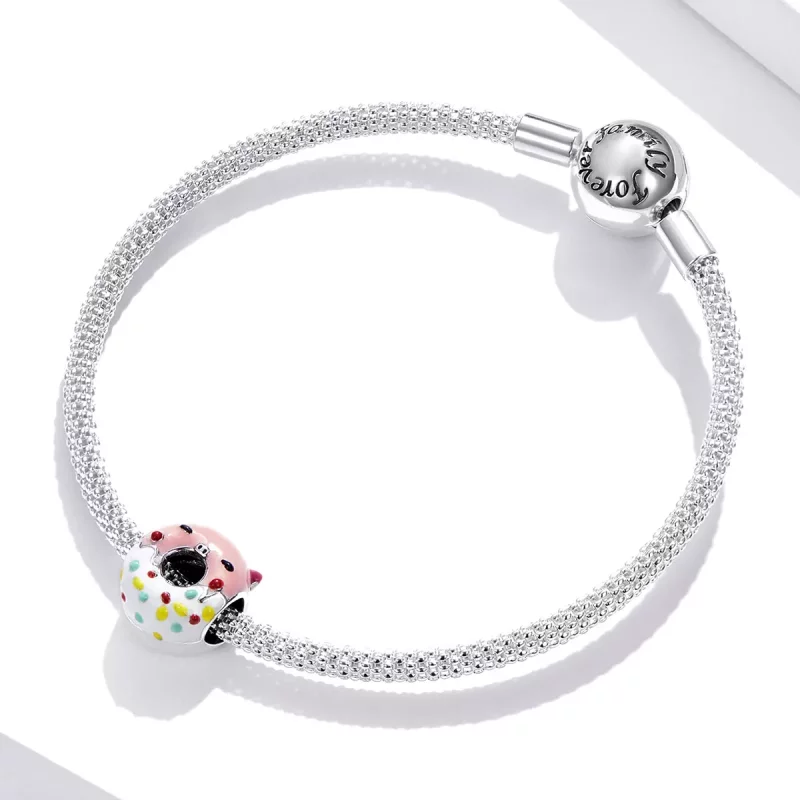(afbeelding voor) Pandora Style Piggy Donuts Bedel - SCC1879 - Bekijken 3
