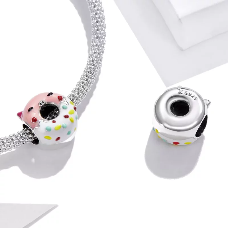 (afbeelding voor) Pandora Style Piggy Donuts Bedel - SCC1879 - Bekijken 4