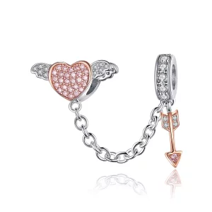 (afbeelding voor) Pandora Style Pijl van Cupido Veiligheidsketting - SCC1208