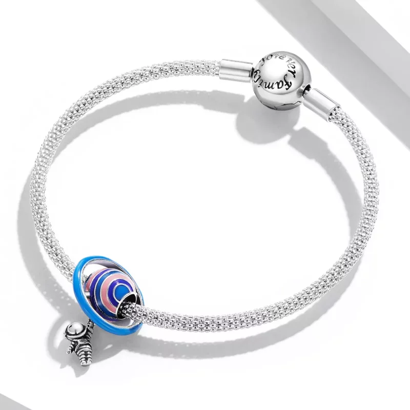 (afbeelding voor) Pandora Style Planeet Astronaut Bedel - SCC2095 - Bekijken 3