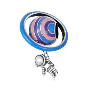 (afbeelding voor) Pandora Style Planeet Astronaut Bedel - SCC2095