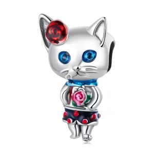 Pandora Style Rare Kat Bedel - SCC2377 (afbeelding voor) Pandora Style Rare Kat Bedel - SCC2377