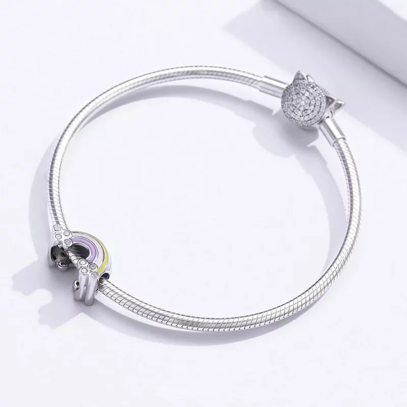 (afbeelding voor) Pandora Style Regenboog Bedel - SCC1425 - Bekijken 3