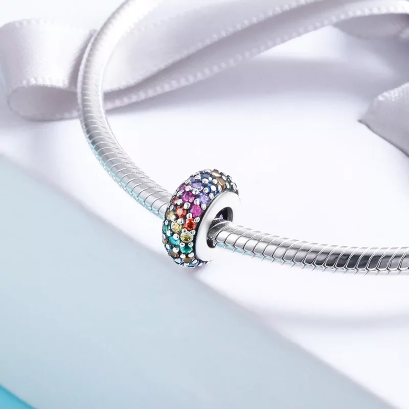 (afbeelding voor) Pandora Style Regenboog Bedel - SCC583 - Bekijken 4