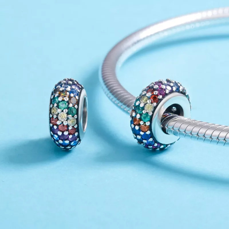 (afbeelding voor) Pandora Style Regenboog Bedel - SCC583 - Bekijken 5