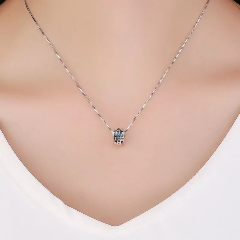 (afbeelding voor) Pandora Style Regenboog Hart Bedel - SCC725 - Bekijken 5