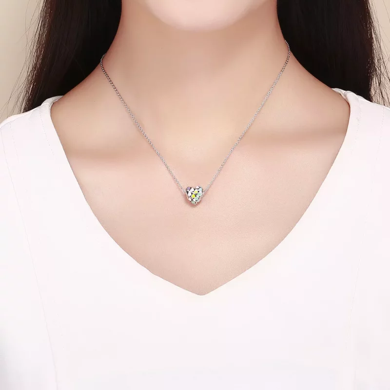 (afbeelding voor) Pandora Style Regenboog Hart Bedel - SCC902 - Bekijken 5