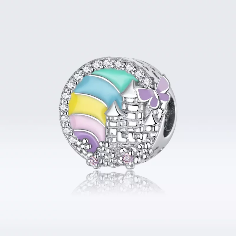 (afbeelding voor) Pandora Style Regenboog Kasteel Bedel - SCC1585 - Bekijken 5