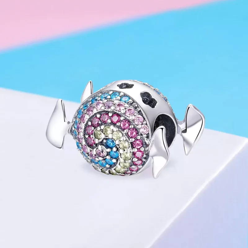 (afbeelding voor) Pandora Style Regenboog Snoep Bedel - SCC898 - Bekijken 2
