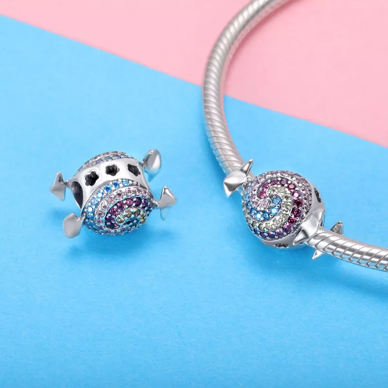 (afbeelding voor) Pandora Style Regenboog Snoep Bedel - SCC898 - Bekijken 4