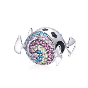(afbeelding voor) Pandora Style Regenboog Snoep Bedel - SCC898