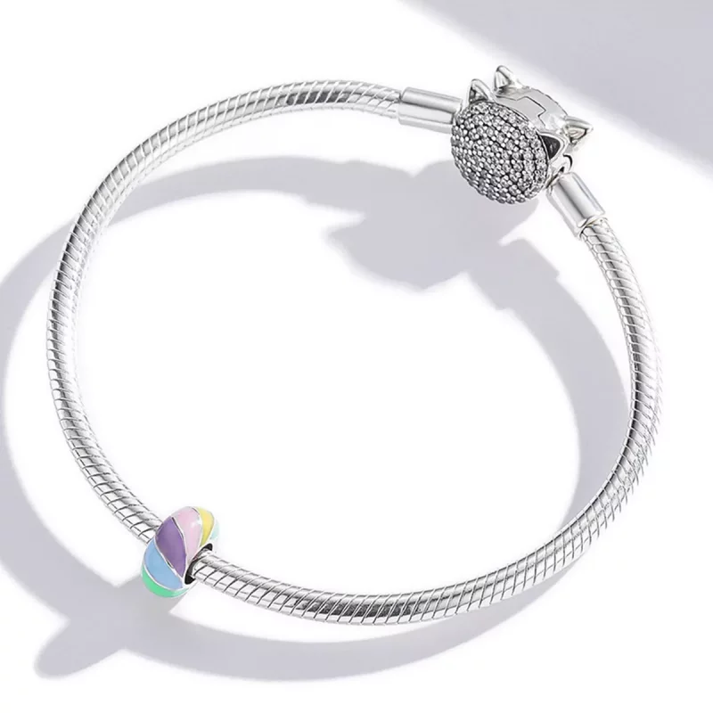(afbeelding voor) Pandora Style Regenboog Spacer Bedel - SCC1980 - Bekijken 3