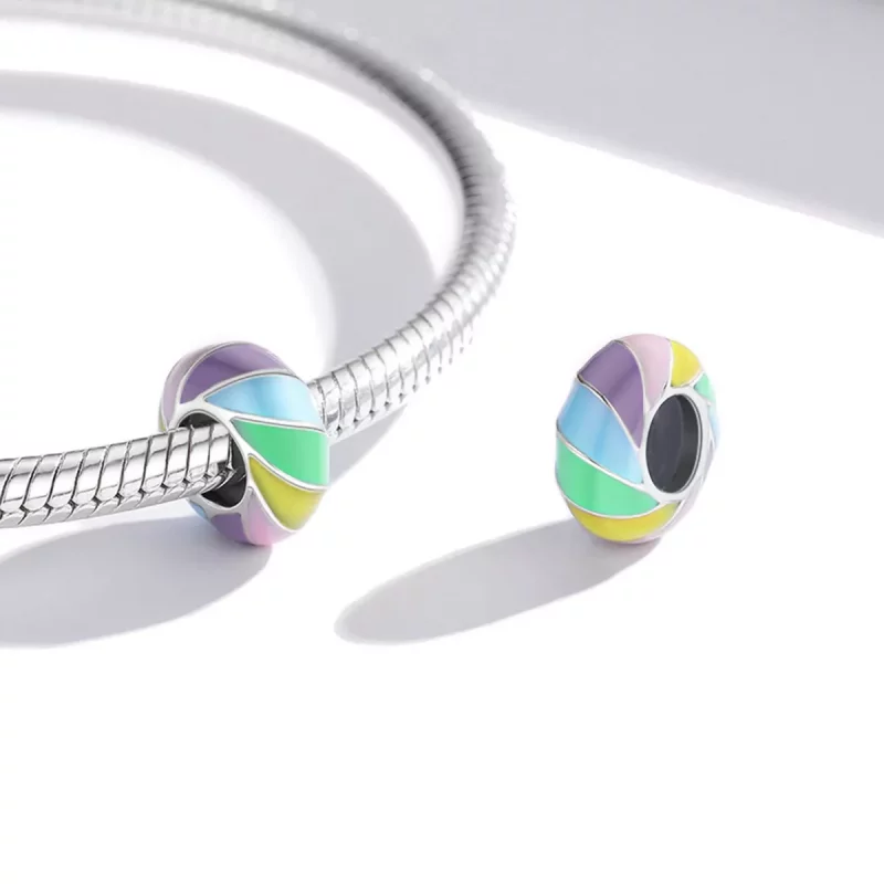 (afbeelding voor) Pandora Style Regenboog Spacer Bedel - SCC1980 - Bekijken 4
