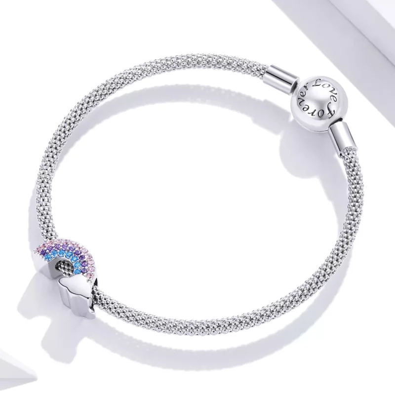 (afbeelding voor) Pandora Style Regenboogbrug Bedel - SCC1788 - Bekijken 3