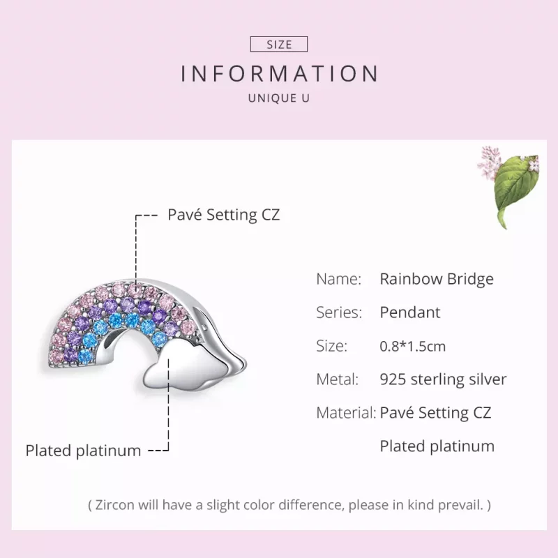 (afbeelding voor) Pandora Style Regenboogbrug Bedel - SCC1788 - Bekijken 7