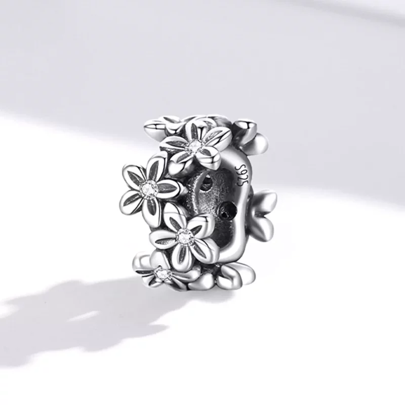 (afbeelding voor) Pandora Style Retro Bloemen Bedel - SCC1938 - Bekijken 2