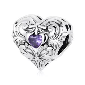 Pandora Style Retro Hart Bedel - SCC2158 (afbeelding voor) Pandora Style Retro Hart Bedel - SCC2158
