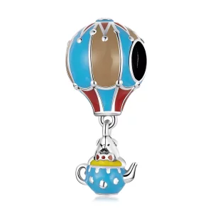 Pandora Style Retro heteluchtballon Bedel - BSC544 (afbeelding voor) Pandora Style Retro heteluchtballon Bedel - BSC544