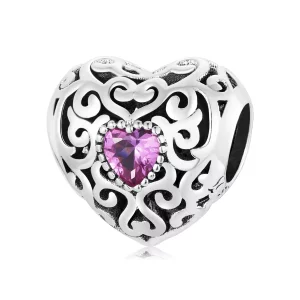 Pandora Style Retro Patroon Liefde Bedel - SCC2136 (afbeelding voor) Pandora Style Retro Patroon Liefde Bedel - SCC2136