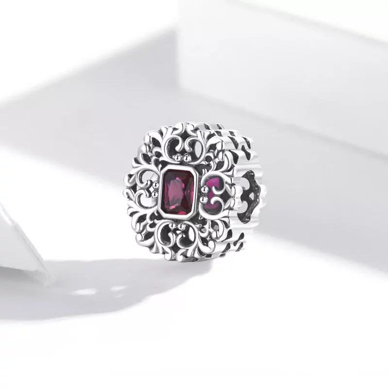 (afbeelding voor) Pandora Style Retro Patroon - Zirkonium Bedel - SCC2152 - Bekijken 2